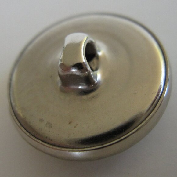 Cricketeer 8 Silver Tone Blazer Replacement Buttons Crown Shield Preppy Vintage - Picture 4 of 6